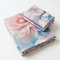 Luxury 7D Floral Bedsheet with Pillow Covers β Premium Soft Double Bed Sheet | Elegant Flower Printed Bedding Set for Bedroom Decor