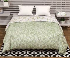 Reversible Floral Comforter for Double Bed – Soft Microfiber Quilt | Lightweight All Season Bedding
