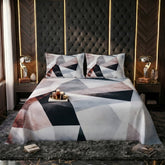Luxury 7D Floral Bedsheet with Pillow Covers – Premium Soft Double Bed Sheet | Elegant Flower Printed Bedding Set for Bedroom Decor