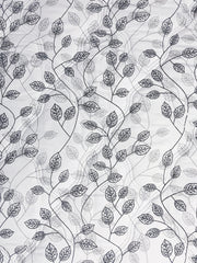Modern White Leaf Reversible Comforter – Double Bed Quilt | Lightweight All Season Bedding