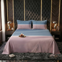 Luxury 7D Floral Bedsheet with Pillow Covers – Premium Soft Double Bed Sheet | Elegant Flower Printed Bedding Set for Bedroom Decor